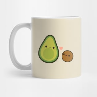 Cute avocado and stone Mug